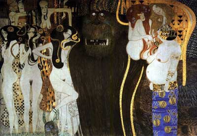 Beethoven Frieze: The Hostile Powers - Gustav Klimt