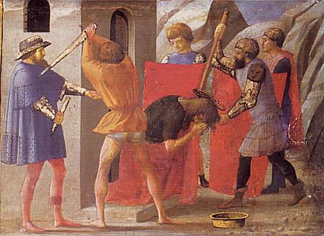 Beheading of St. John the Baptist - Masaccio