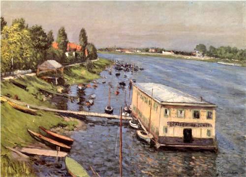 Boathouse in Argenteuil - Gustave Caillebotte