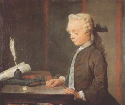 Boy with Spinning Top - Jean Baptiste Simeon Chardin