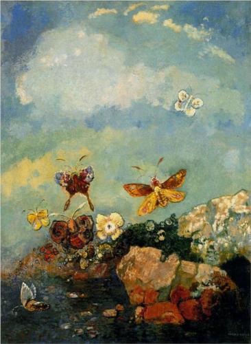 Butterflies II - Odilon Redon