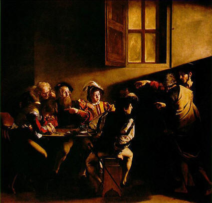 Calling of St. Matthew - Michelangelo Merisi da Caravaggio