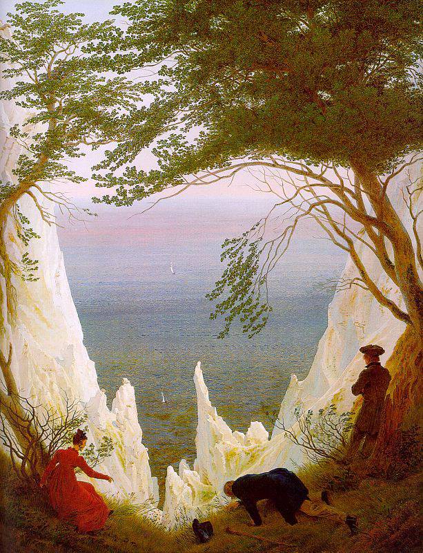 Chalk Cliffs on Rugen - Caspar David Friedrich