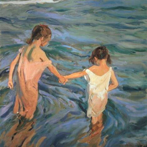 Children in the Sea - Joaquin Sorolla