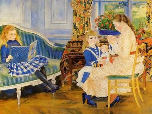 Children's Afternoon at Wargemont - Pierre Auguste Renoir