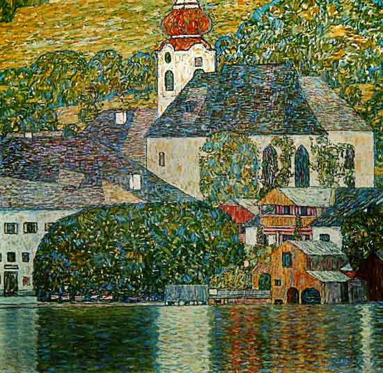Church at Unterach - Gustav Klimt