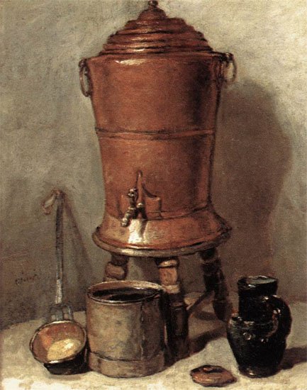 Copper Drinking Fountain - Jean-Baptiste-Simeon Chardin