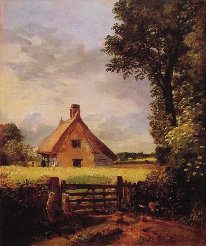 Cottage in a Cornfield - John Constable