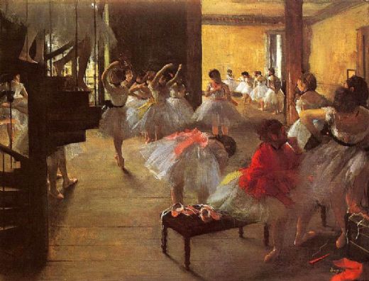 Dance Class 1873 - Edgar Degas