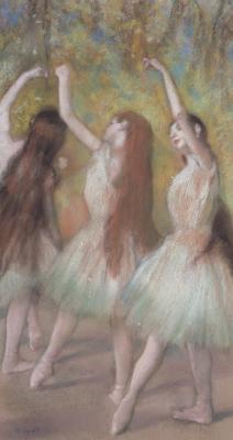Dancers in Green - Edgar Degas