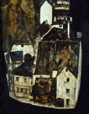 Dead City III (City on the Blue River) - Egon Schiele