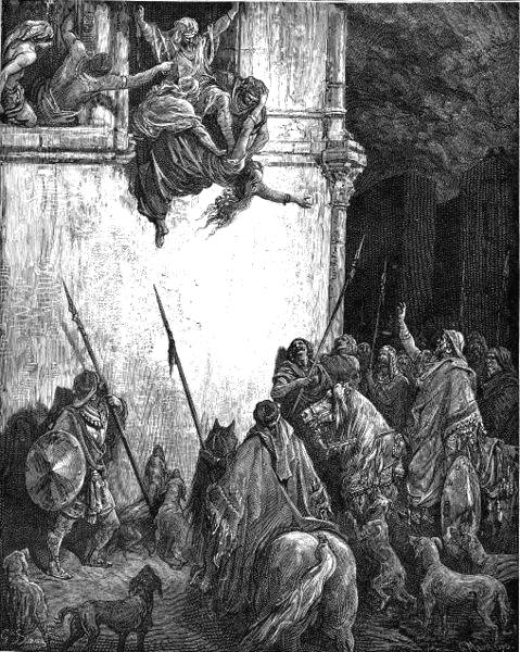 Death of Jezebel - Gustave Dore