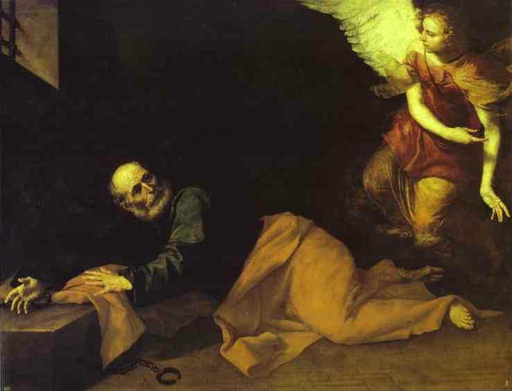 Deliverance of St Peter from Prison - Jose de Ribera