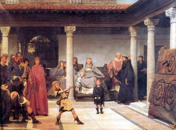 Education of the Children of Clovis - Lawrence Alma Tadema