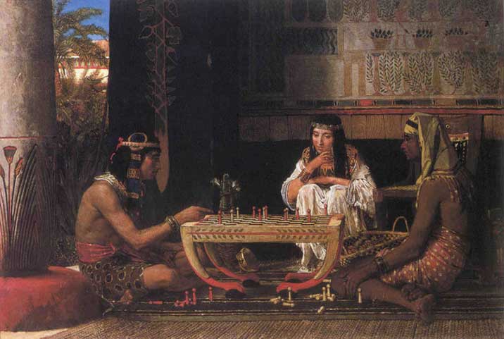Egyptian Chess Players - Lawrence Alma Tadema