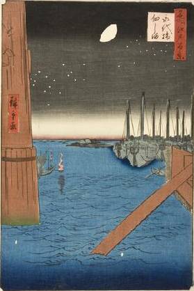 Eitai Bridge and Tsukuda Island - Ando Hiroshige