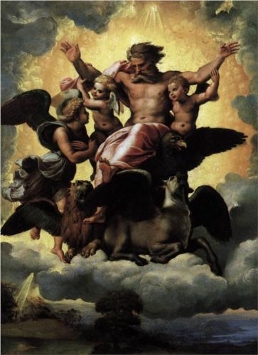 Ezekiel's Vision - Raffaello Raphael Sanzio