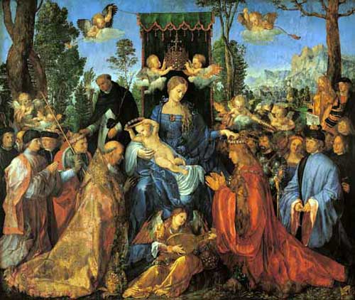 Feast of the Rose Garlands - Albrecht Durer