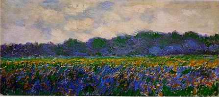 Field of Iris near Giverny - Claude Monet