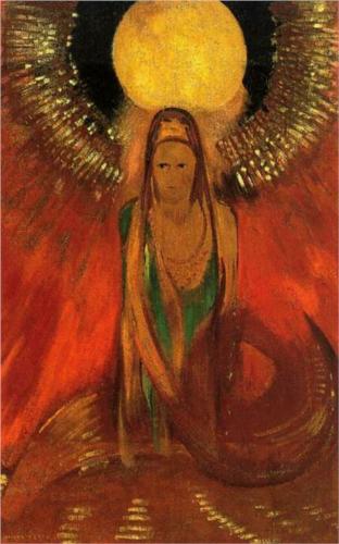 Flame (Goddess of Fire) - Odilon Redon