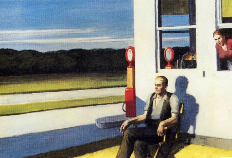 Four Lane Road - Edward Hopper