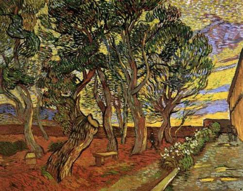 Garden of the Hospital - Vincent van Gogh