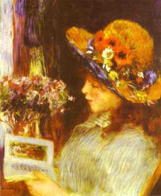 Girl Reading - Pierre Auguste Renoir