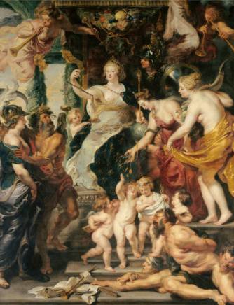 Happiness of the Regency - Peter Paul Rubens