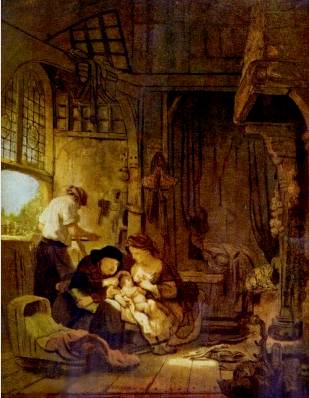 Holy Family - Rembrandt van Rijn