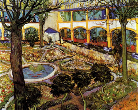 Hospital Garden at Arles - Vincent van Gogh