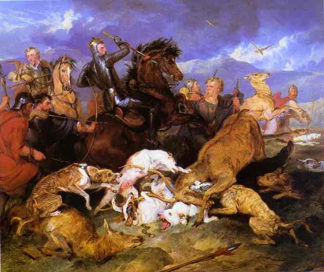 Hunting of Chevy Chase - Edwin Henry Landseer