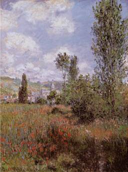 Ile Saint Martin Vetheuil - Claude Monet