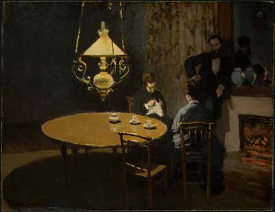 Interior after Dinner - Claude Monet