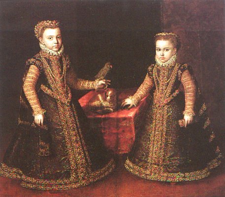 Isabella Clara Eugenia and Catalina Micaela - Sofonisba Anguissola