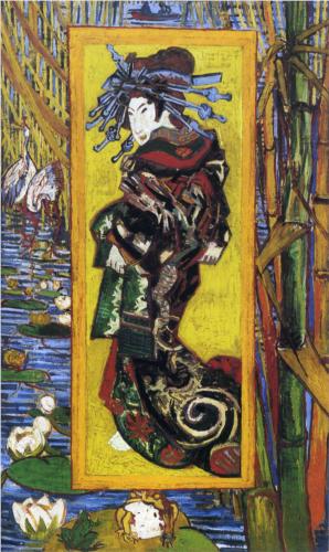 Japonaiserie Oiran - Vincent Van Gogh