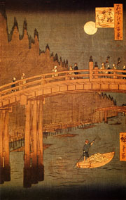 Kyobashi Bridge Takegashi Wharf - Ando Hiroshige