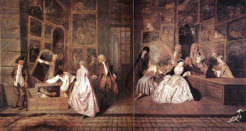 L'Enseigne de Gersaint - Jean Antoine Watteau