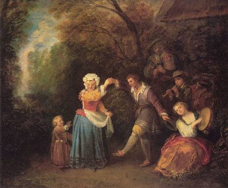 La Danse Champetre - Jean Antoine Watteau
