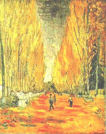 Les Alyscamps - Vincent van Gogh