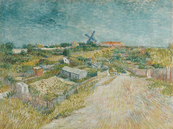 Little Gardens at Montmartre - Vincent van Gogh