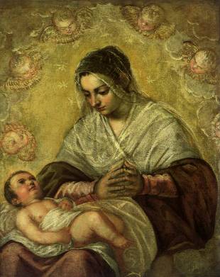 Madonna of the Stars - Jacopo Robusti Comin Tintoretto