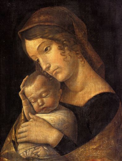 Madonna with Sleeping Child - Andrea Mantegna