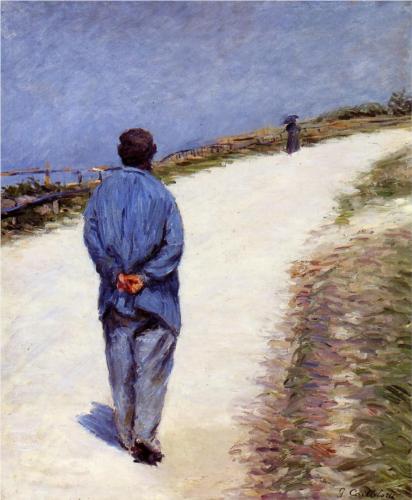 Man in a Smock - Gustave Caillebotte