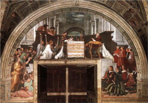 Mass at Bolsena - Raffaello Raphael Sanzio
