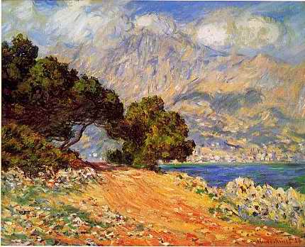 Menton from Cap Martin - Claude Monet