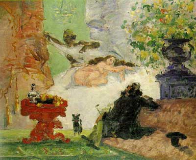 Modern Olympia - Paul Cezanne