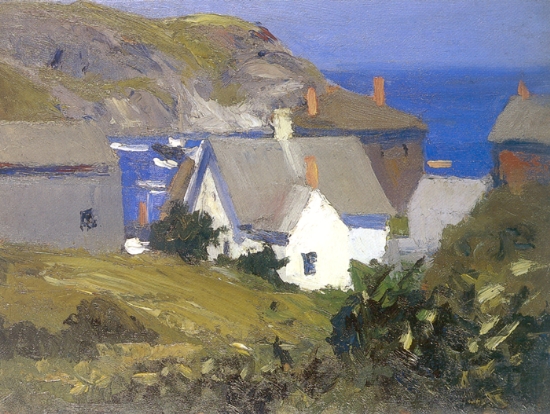 Monhegan Houses Maine - Edward Hopper