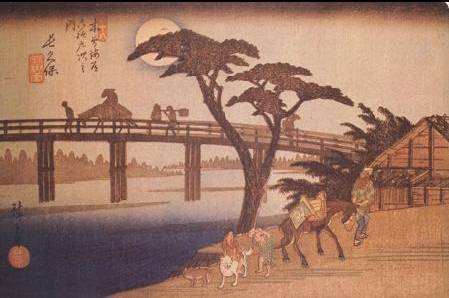 Moonlight over Nagacubo - Ando Hiroshige