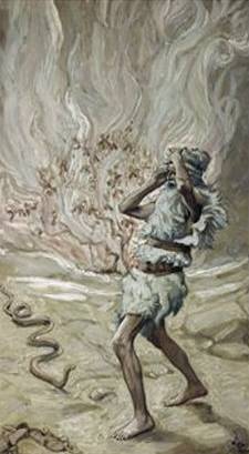 Moses' Rod is Turned into a Serpent - James Tissot