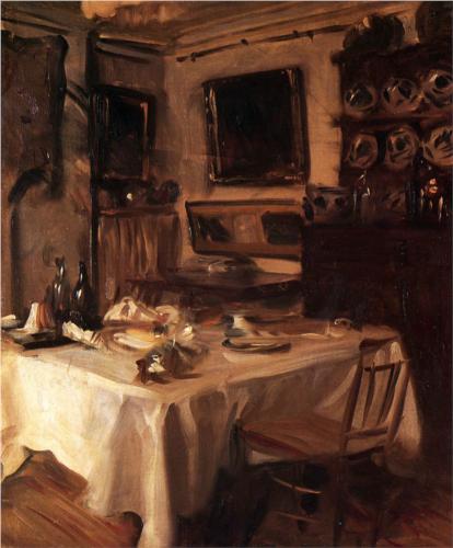 My Dining Room - John Singer Sargent